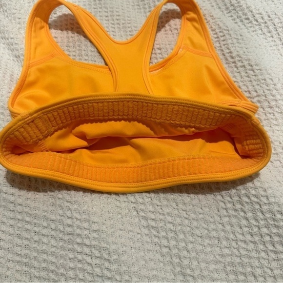 Nike Dri Fit XS Orange Women's Medium-Support 1-Piece Pad Sports Bra - Picture 5 of 7